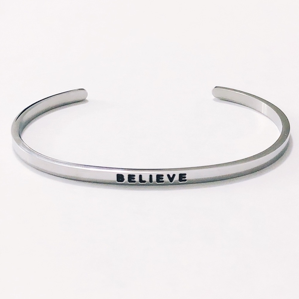 “Believe” bangle